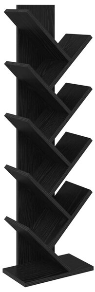 Fának álcázott polc 6 szintes 30 x 18 x 100 cm Szerelt Fa