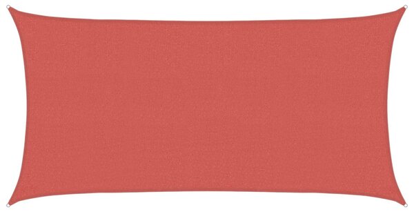 Napernyő Vászon 2,5 x 6 m HDPE Négyszögletes Terrakotta