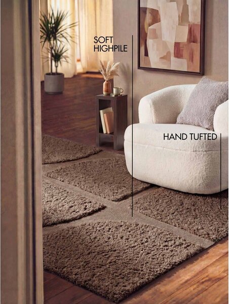 Barna kézi szövésű szőnyeg 80x150 cm Lambeth Jasper – Ted Baker