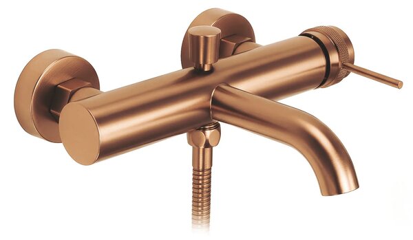 Fürdőkád csaptelep Rea Lungo Grip Brush Copper