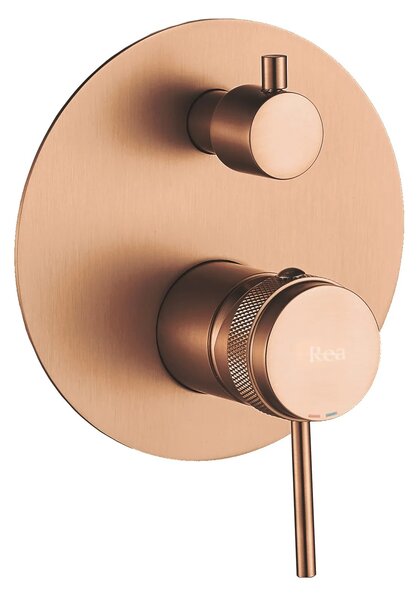 Zuhanyszett rejtett Rea Lungo Grip Brush Copper + box