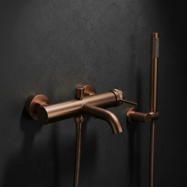 Fürdőkád csaptelep Rea Lungo Grip Brush Copper