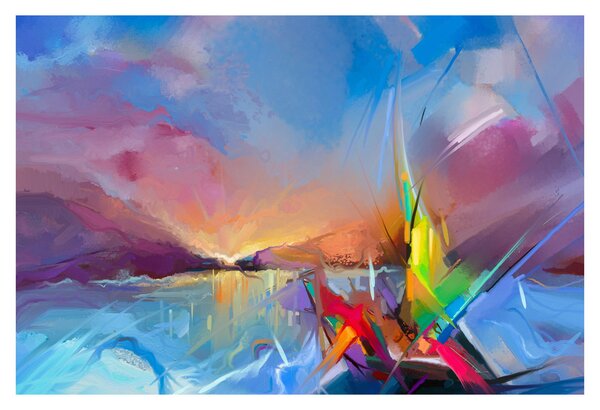 Kép - Naplemente (90x60 cm)