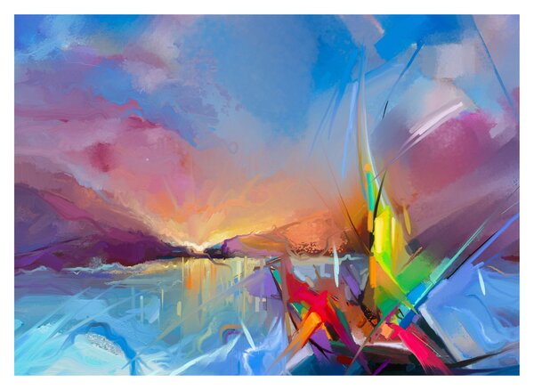 Kép - Naplemente (70x50 cm)