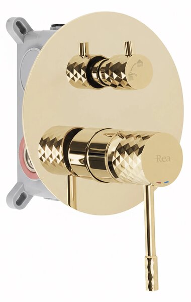 Zuhanyszett rejtett Rea Lungo Diamond Gold + box