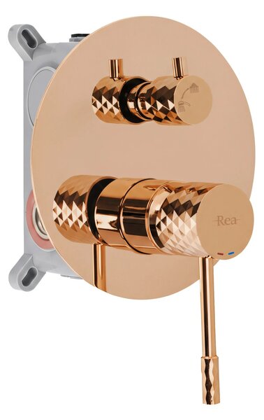 Zuhanyszett rejtett Rea Lungo Diamond Copper + box