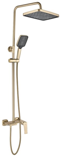 Zuhanyszett PREMIUM REA JOE Brush Gold