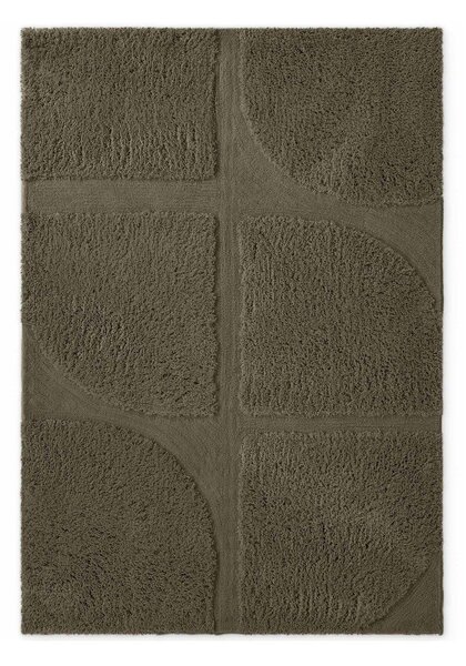 Khaki kézi szövésű szőnyeg 120x180 cm Lambeth Jasper – Ted Baker