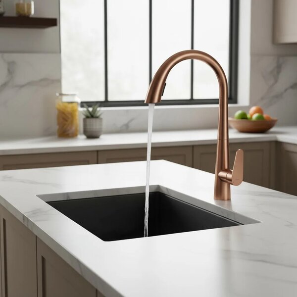Konyhai csaptelep Rea Ross Brush Copper