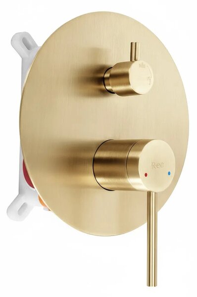 Zuhanyszett rejtett Rea Foss Clif Brush Gold + box