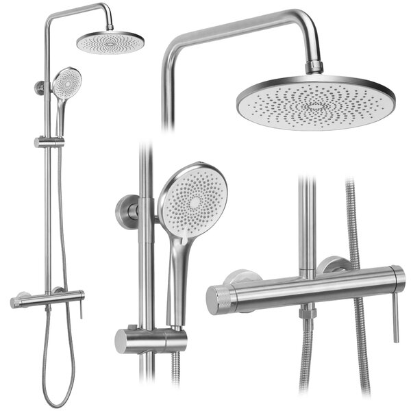 Zuhanyszett Rea Foss Clif Brush Nickel