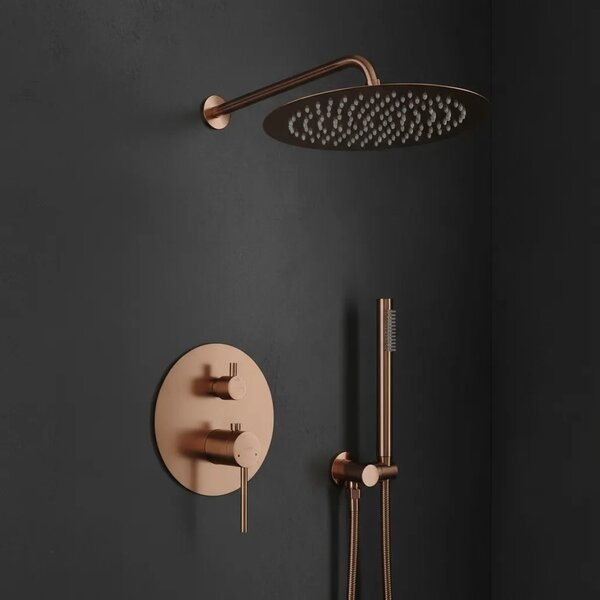 Zuhanyszett rejtett Rea Foss Clif Brush Copper + box