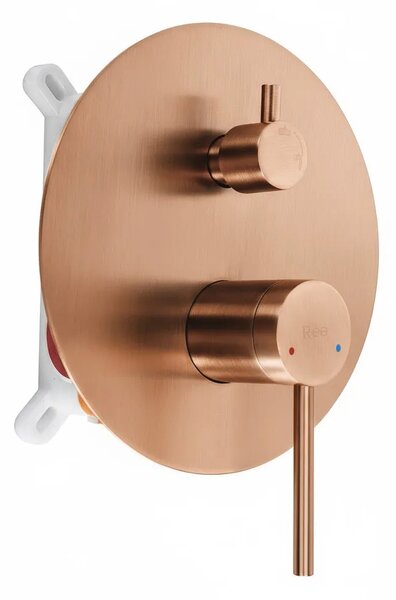 Zuhanyszett rejtett Rea Foss Clif Brush Copper + box
