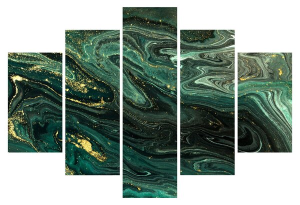 Kép - Zöld márvány (150x105 cm)