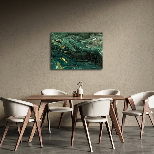 Kép - Zöld márvány (70x50 cm)