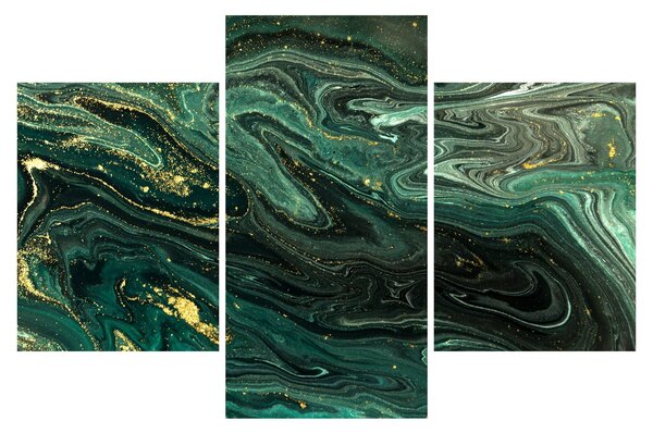 Kép - Zöld márvány (90x60 cm)