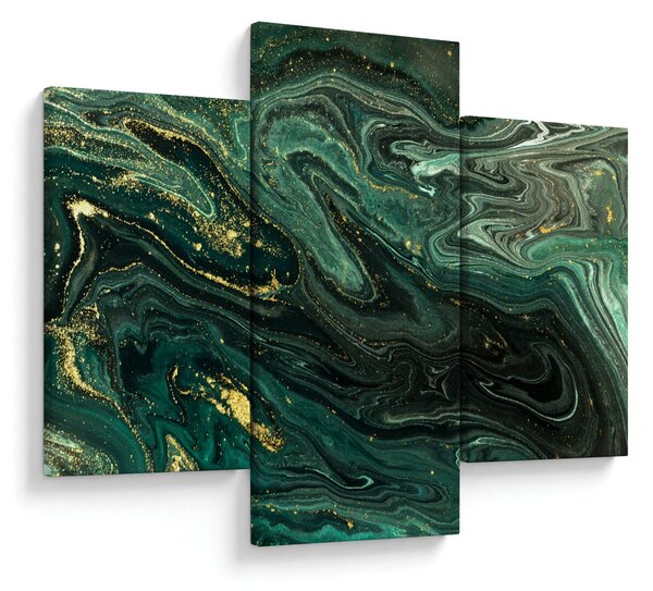 Kép - Zöld márvány (90x60 cm)