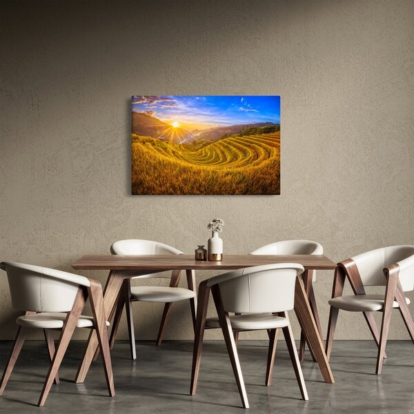 Kép - Rizs teraszok Vietnamban (90x60 cm)