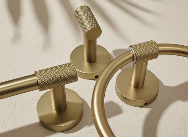 Falra szerelhető wc papír tartó 5709 Galo Brush Gold