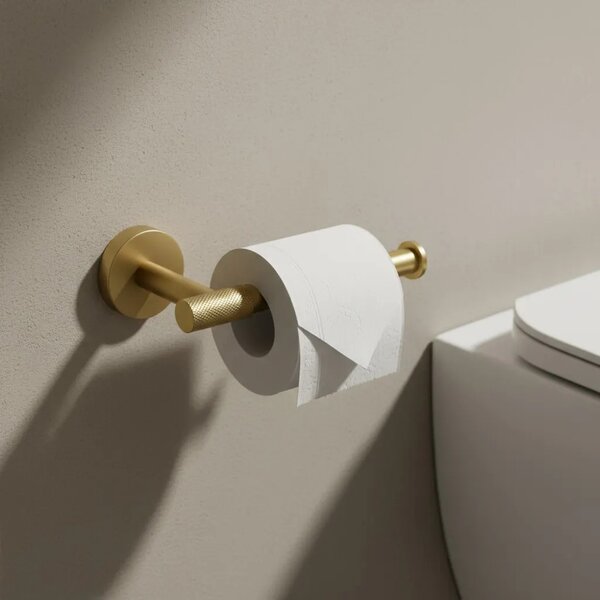 Falra szerelhető wc papír tartó 5709 Galo Brush Gold