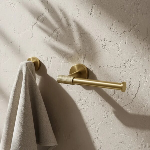 Falra szerelhető wc papír tartó 5709 Galo Brush Gold