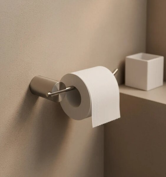 Falra szerelhető wc papír tartó Tomi 5809 Brush Nickle