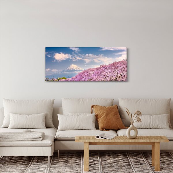 Kép - Japán tavaszi táj (120x50 cm)