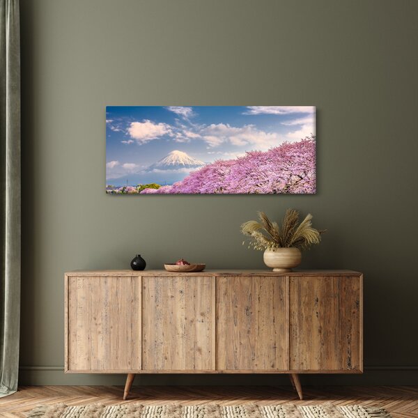 Kép - Japán tavaszi táj (120x50 cm)
