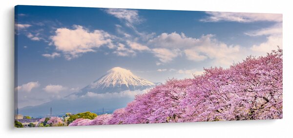 Kép - Japán tavaszi táj (120x50 cm)