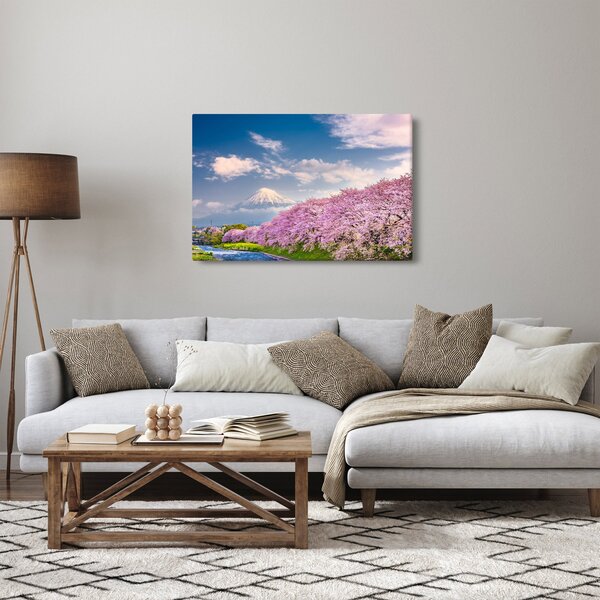 Kép - Japán tavaszi táj (90x60 cm)
