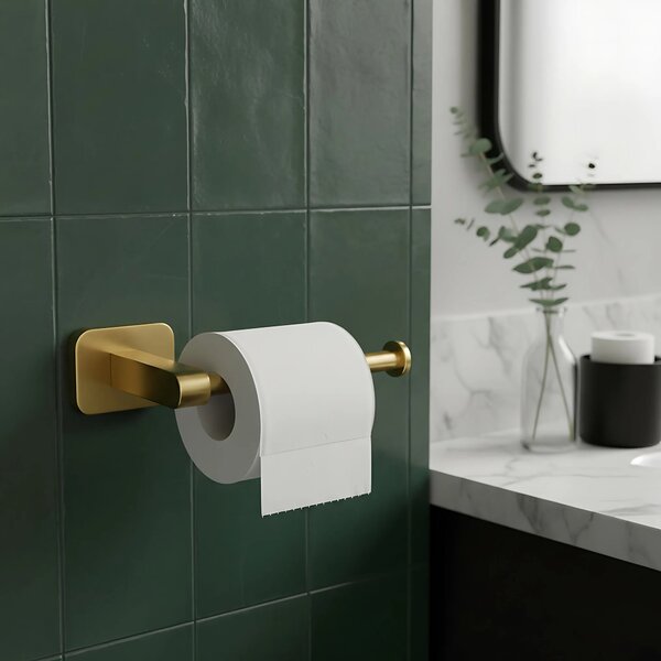 Falra szerelhető wc papír tartó 5909 Nico Brush Gold