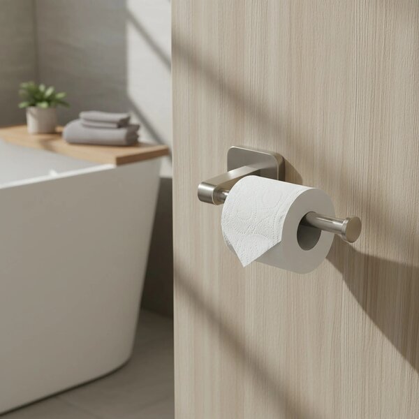 Falra szerelhető wc papír tartó 5909 Nico Brush Nickel