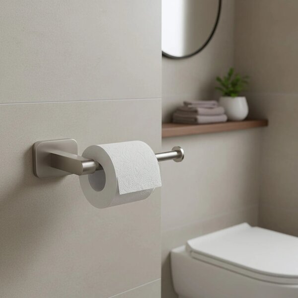 Falra szerelhető wc papír tartó 5909 Nico Brush Nickel