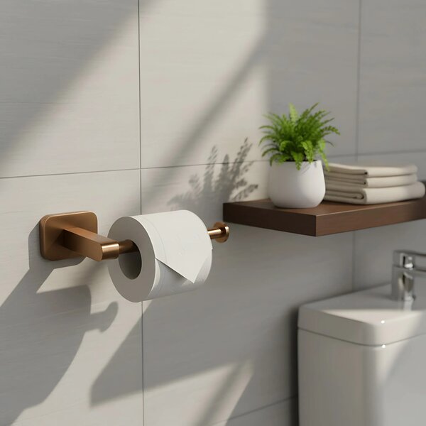 Falra szerelhető wc papír tartó 5909 Nico Brush Copper