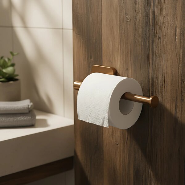 Falra szerelhető wc papír tartó 5909 Nico Brush Copper