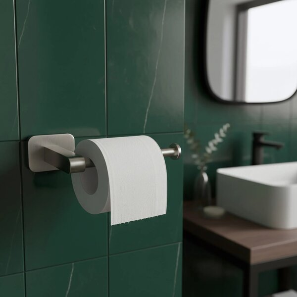 Falra szerelhető wc papír tartó 5909 Nico Brush Nickel