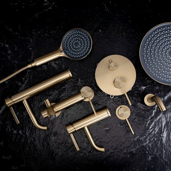 Fürdőkád csaptelep Rea FOSTER Gold Brush