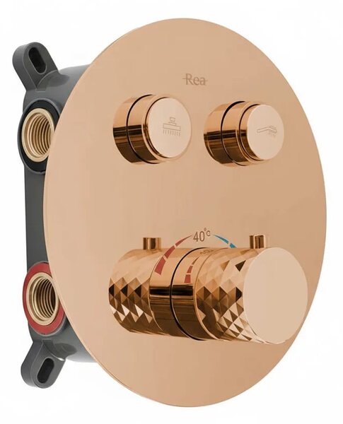 Zuhanyszett rejtett Rea Lungo Diamond Copper + BOX