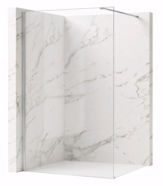 Zuhanyfal Rea Flexi Transparent / Chrome 100