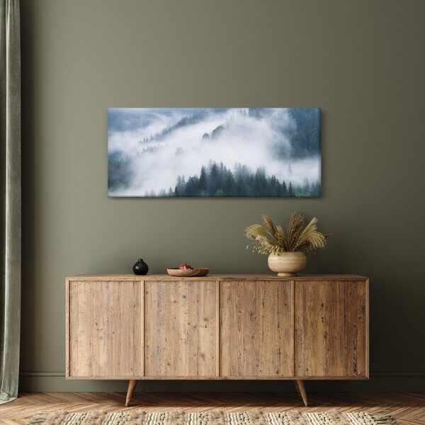 Kép - Fák a ködben (120x50 cm)
