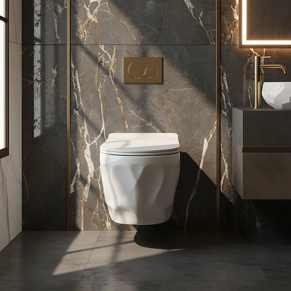 WC csésze Rea Gustavo Rimless