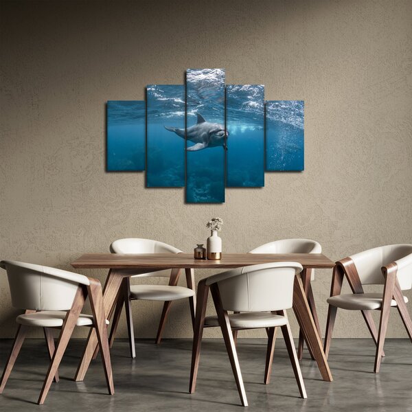 Kép - Delfin a felszín alatt (150x105 cm)