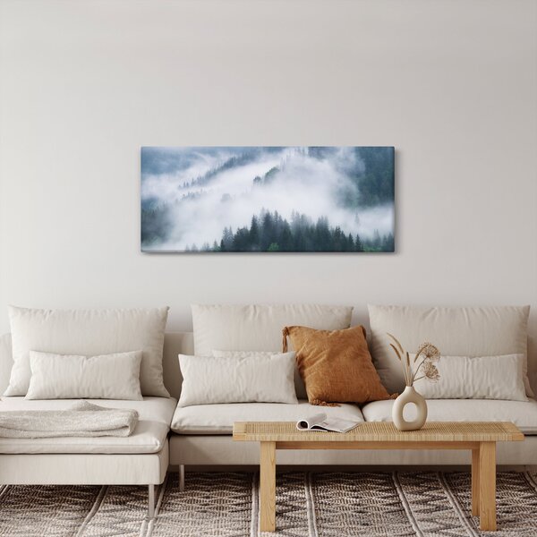 Kép - Fák a ködben (120x50 cm)
