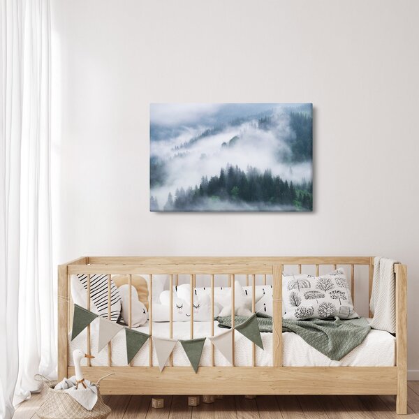 Kép - Fák a ködben (90x60 cm)
