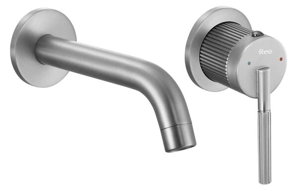 Falra szerelhető csaptelep Rea Argon Nickel Brush + BOX