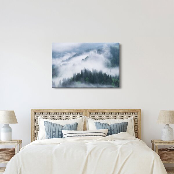 Kép - Fák a ködben (90x60 cm)
