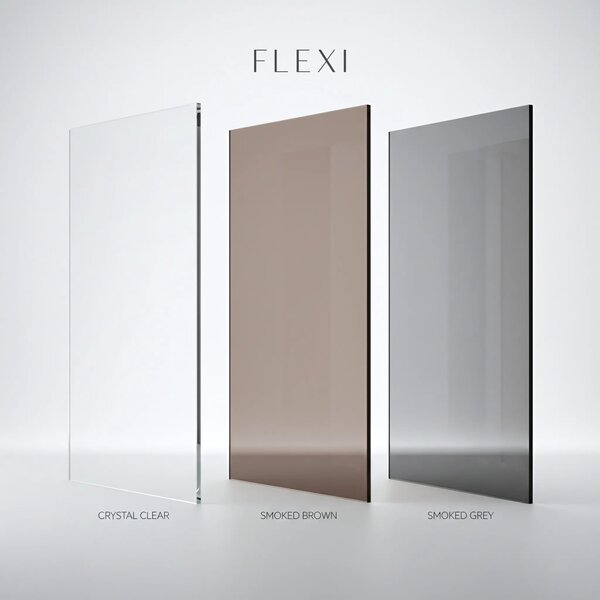Zuhanyfal Rea Flexi Brown / Chrome 90