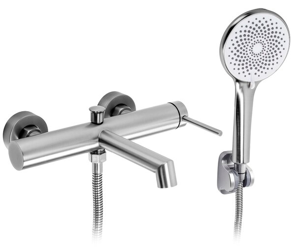 Fürdőkád csaptelep Rea Foss Nickel Brush