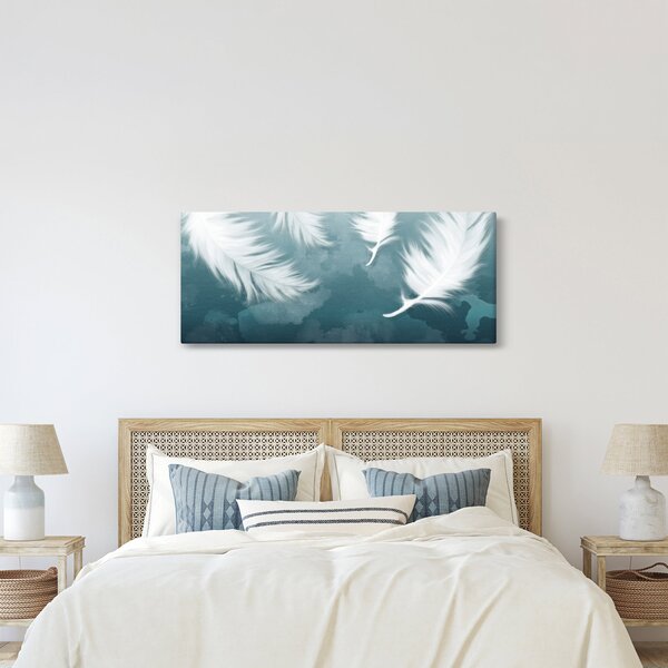 Kép - Fehér toll (120x50 cm)