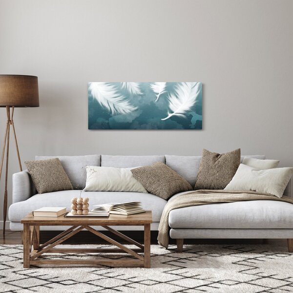Kép - Fehér toll (120x50 cm)